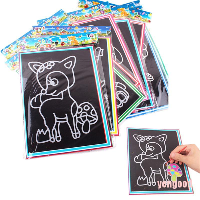 1 Bộ Dụng Cụ Vẽ Cạo Râu Kích Thước Nhỏ 9x12cm Giáo Dục Sớm Cho Bé