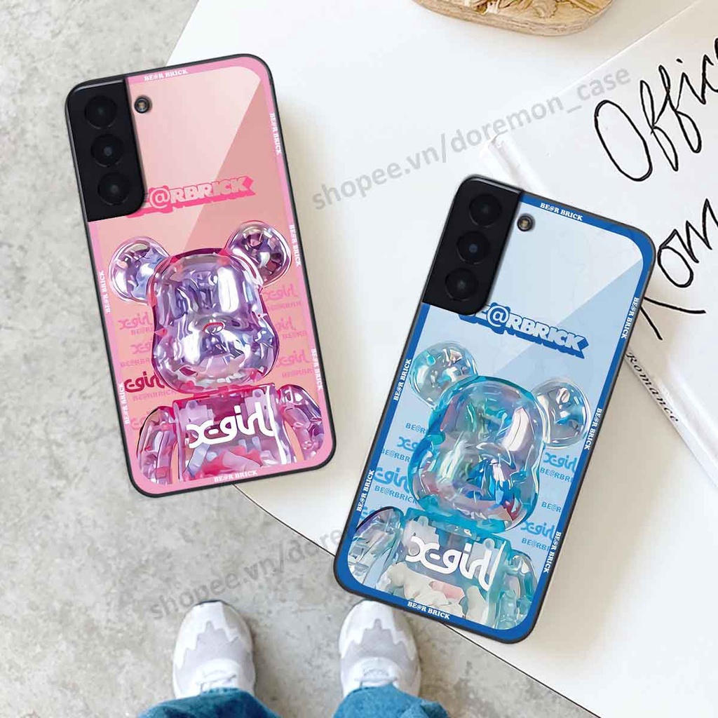 Ốp Samsung S21 / S21 FE / S21 Plus / S21+ be@r brick mars thời trang, ốp lưng điện thoại viền dẻo siêu chất