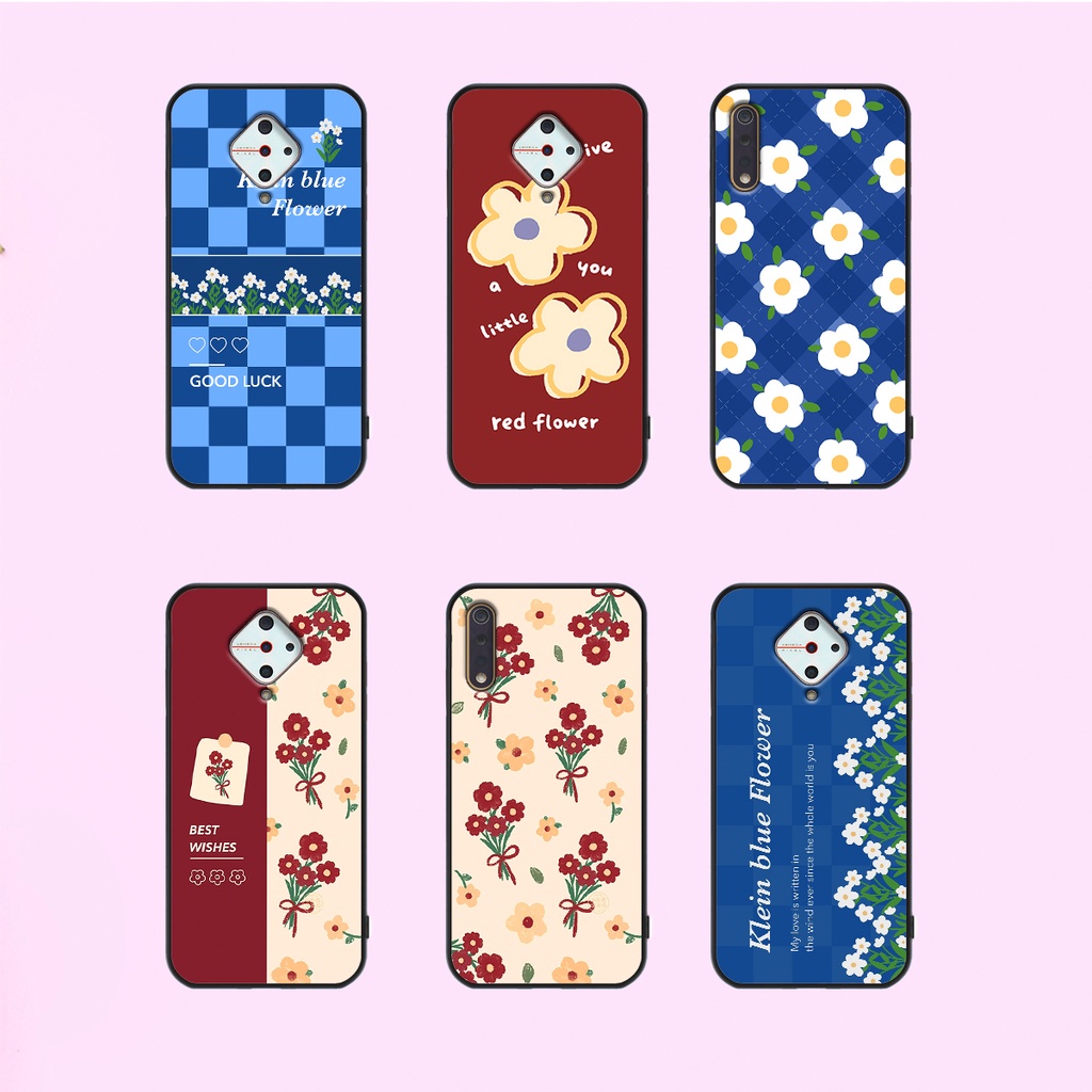 Ốp Vivo S1 / S1 Pro in hình hoa cỏ nhẹ nhàng,họa tiết caro xinh xắn.ốp lưng chống sốc