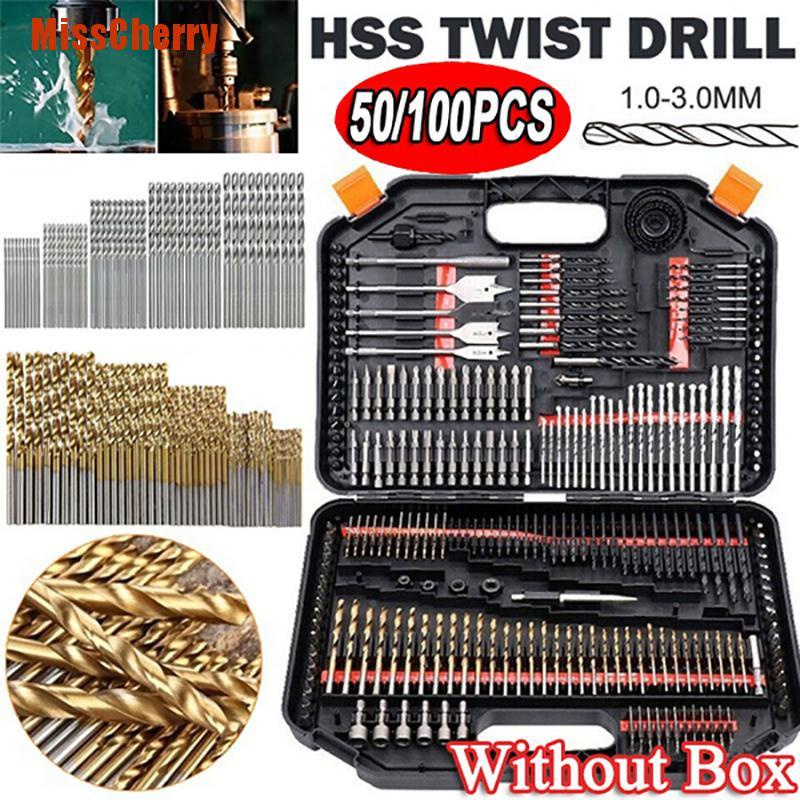 Bộ Mũi Khoan Titan Tốc Độ Cao 100 / 50 HSS