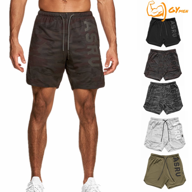 [GYMen]  Quần short thể thao nam  thoải mái  chạy bộ   tập thể dục  quần bóng rổ  rộng rãi  cỡ lớn  ngoài trời   huấn luyện  hút mồ hôi  quần ngắn đến gối