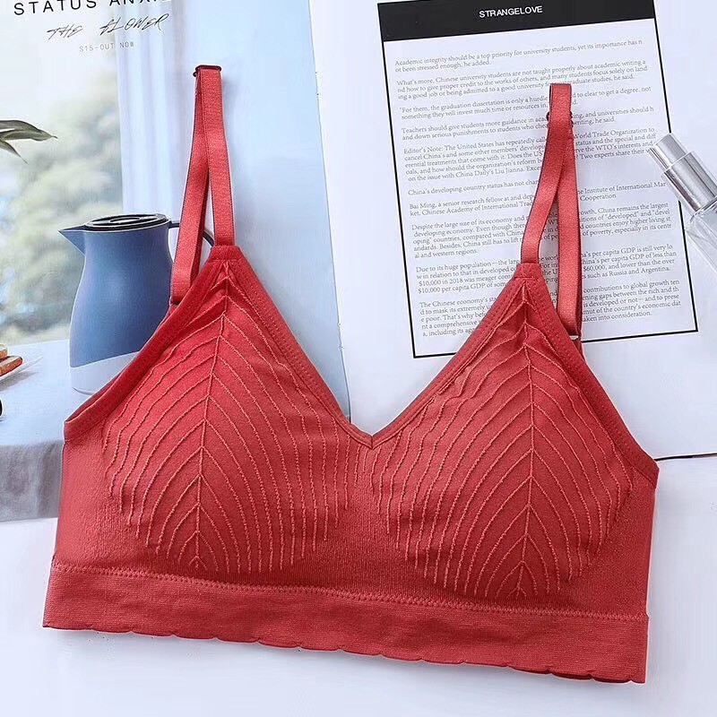 Bra cotton gân lá cực xinh cho bạn gái