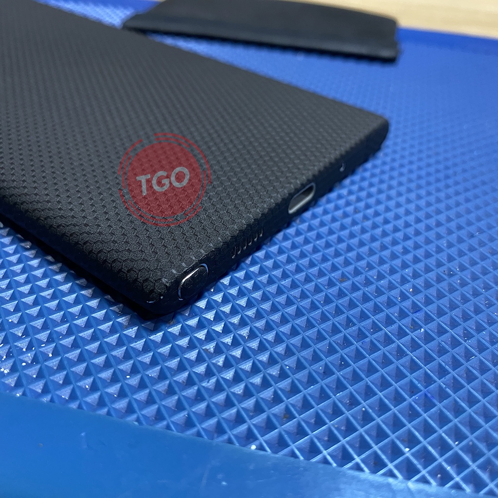 Miếng dán Skin 3M Matrix Black Samsung Note 10 / Note 10 Plus / Note 10 Lite full máy
