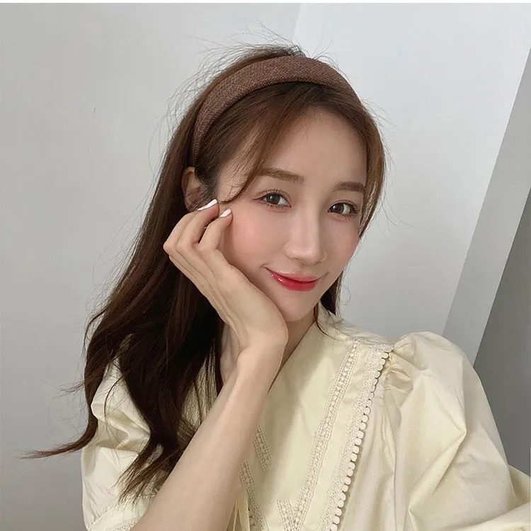 Băng Đô Cotton Lanh 3CM Thời Trang Cho Nữ