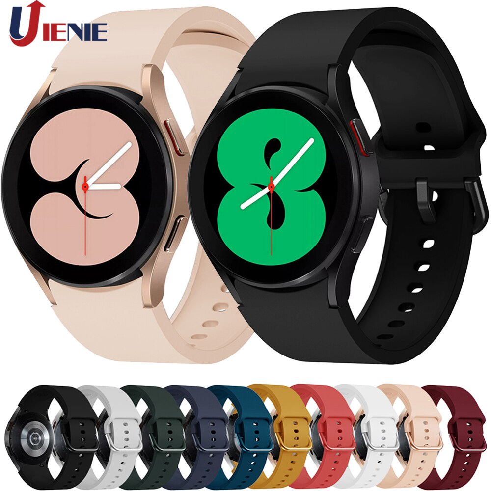 Dây đeo silicon 20mm cho đồng hồ thông minh Samsung Galaxy Watch 4 40mm 44mm/Classic 42mm 46mm