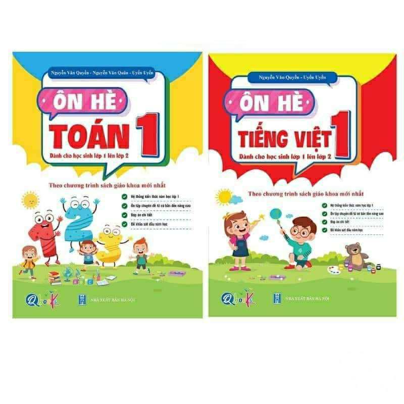 Sách - Ôn Hè Toán Và Tiếng Việt Lớp 1 - Dành Cho Học Sinh Lớp 1 Lên Lớp 2