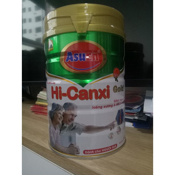 (Mẫu mới) Sữa hi-canxi gold giúp xương chắc khỏe lon 900g (Date 2024)