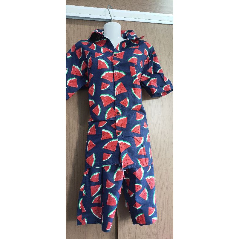 Bộ pijama vải kate thường