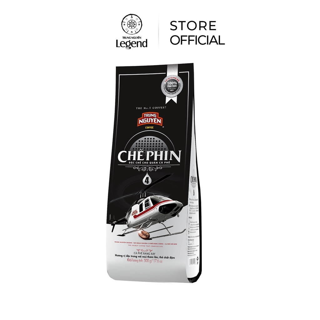 Cà phê Rang Xay Chế Phin 4 - 500gr - Arabica, Robusta, Catimor, Excelsa