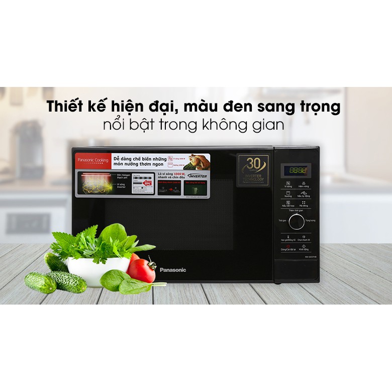 Lò vi sóng inverter Panasonic  NN-GD37HBYUE 23 lít có nướng