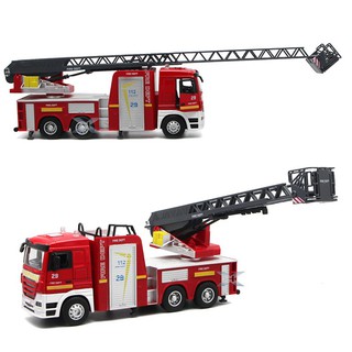 [Full Box] Mô hình xe cứu hỏa 23cm 1:32 UNK