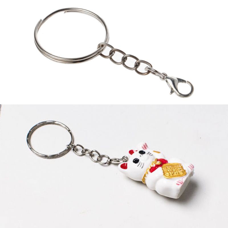 Set 20 Móc Khóa Tôm Hùm Bằng Kim Loại Làm Trang Sức Tiện Dụng