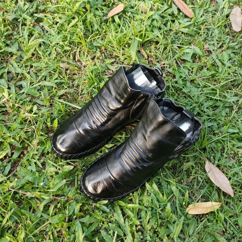 Boots Bốt size 38.5 Da thật second-hand B017- Đồ Si Bon