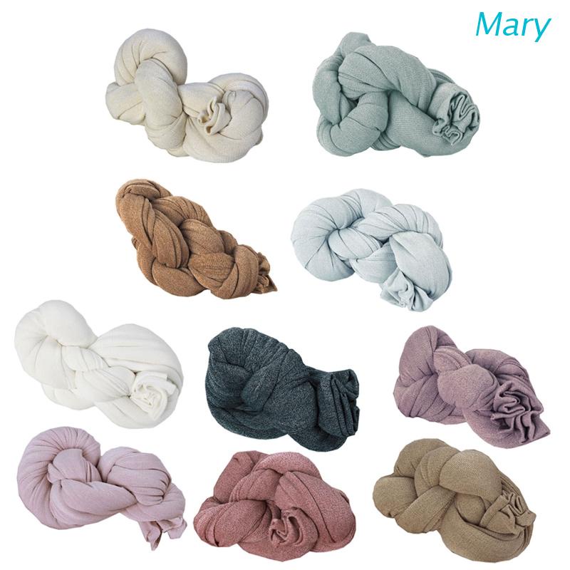 Chăn Quấn Bằng Cotton Co Giãn Làm Phụ Kiện Chụp Ảnh Cho Bé Sơ Sinh