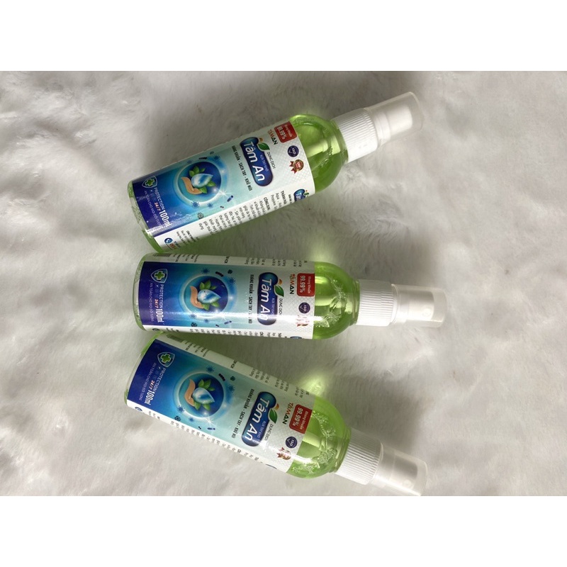 Xịt rửa tay khô Tâm An chai 100ml | BigBuy360 - bigbuy360.vn