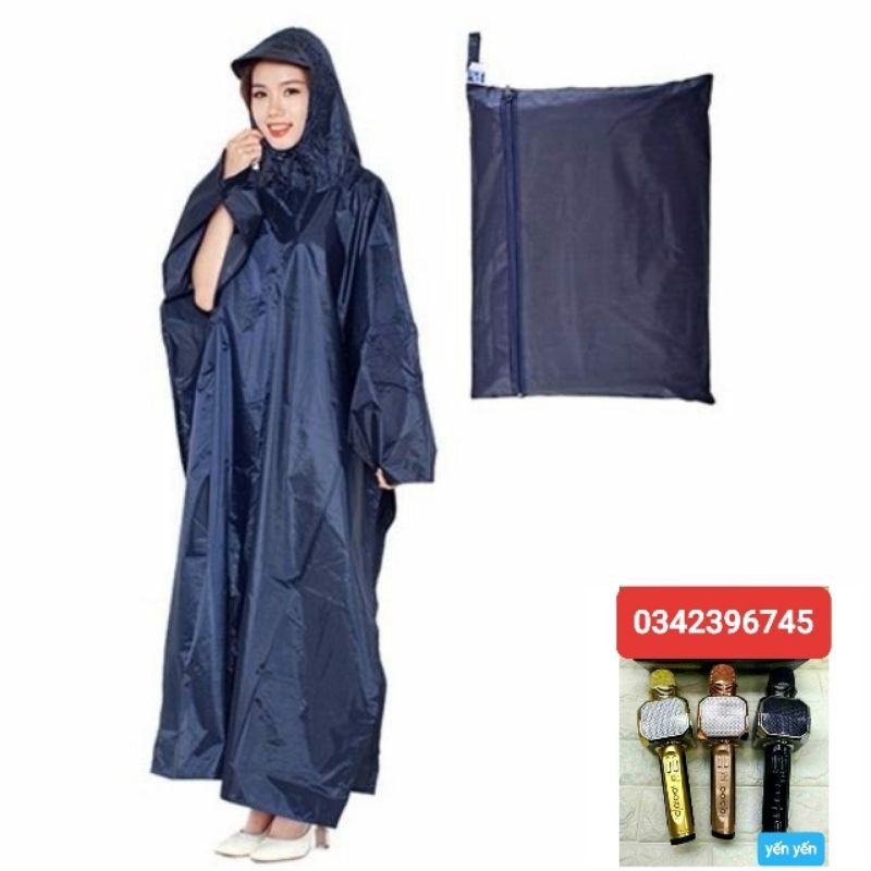 Áo Mưa Cánh Dơi Vải Dù  Cao Cấp ( loại 1m4)