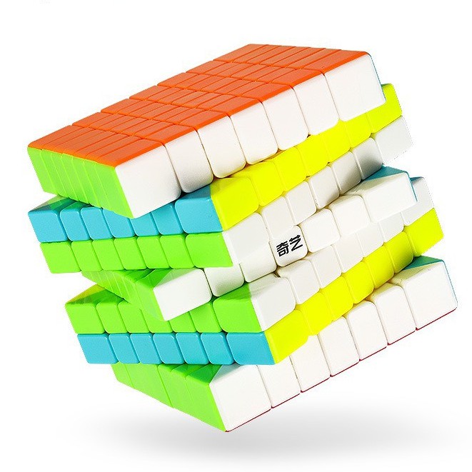 Đồ chơi rubik 7x7 QiYi stickerless 7 tầng khối rubic ma thuật, xoay êm tay nhựa bền màu