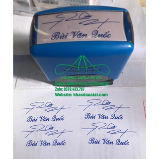 Khắc dấu chữ ký đẹp, tiện lợi, mực sẵn, dễ sử dụng