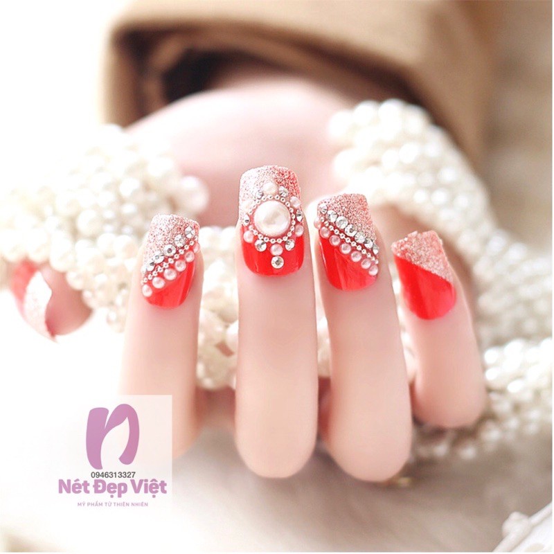 Móng Tay Giả Đính Đá -Nail Giả Rất Đẹp Và Sang Trọng, Tiện Lợi Với Giá Cực Rẻ