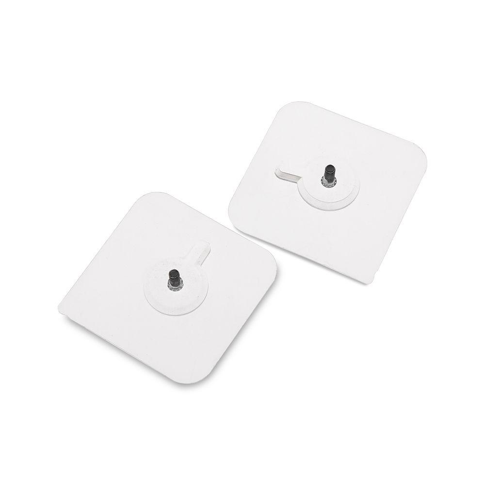 LEISURE Set 2 / 4 Móc Treo Khung Ảnh Trong Suốt Không Để Lại Dấu Vết