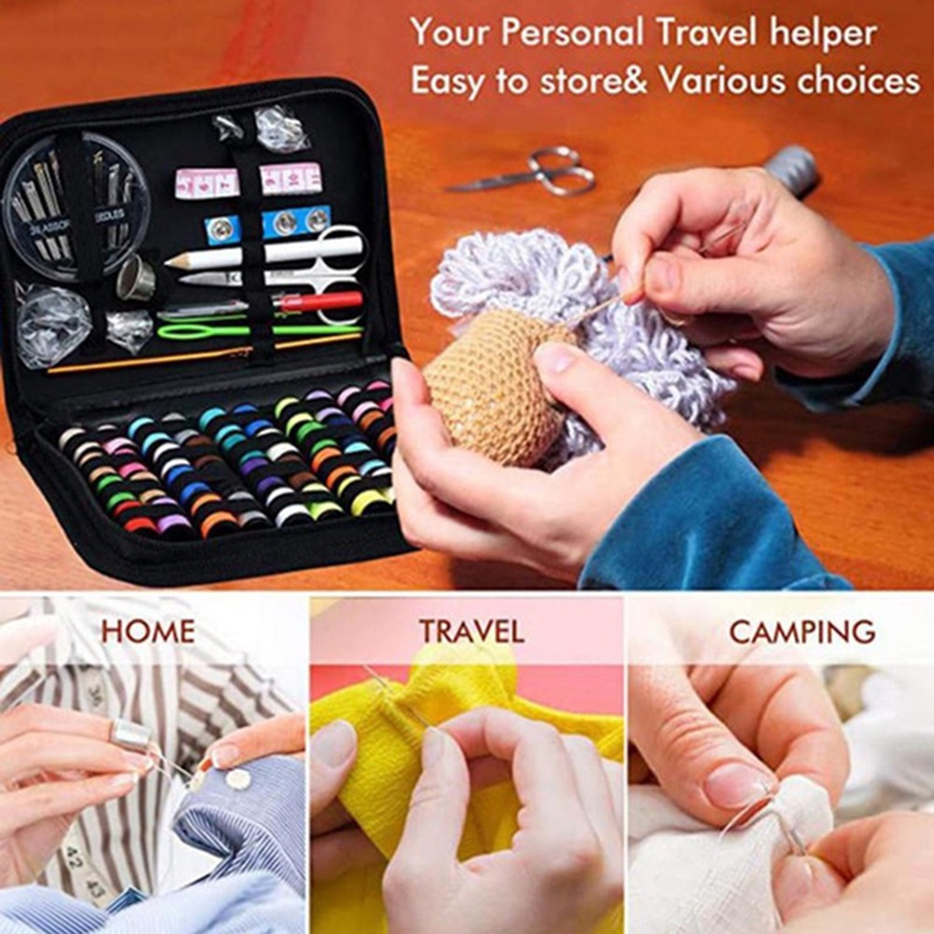 Bộ Dụng Cụ Kim Chỉ Thêu Tay Đa Năng