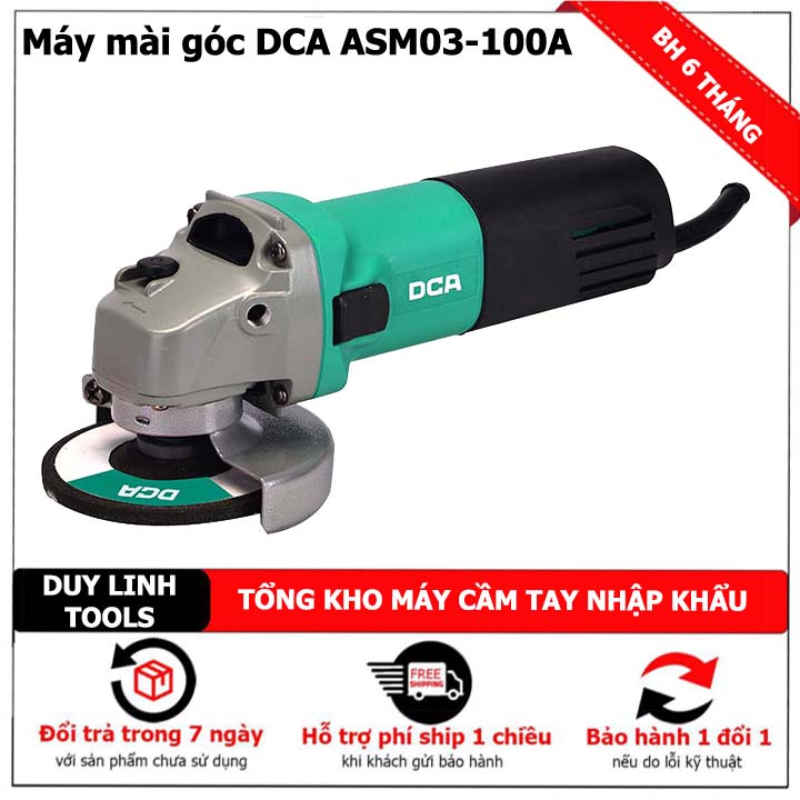 Máy cắt mài góc cầm tay Thương hiệu DCA Mã ASM03-100A ( Chính Hãng)