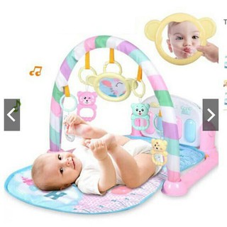 Thảm chơi cho bé có Nhạc + xúc xắc + bàn đạp chân