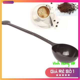 Thìa nâu, muỗng nhựa múc bột định lượng 10g 1 lần