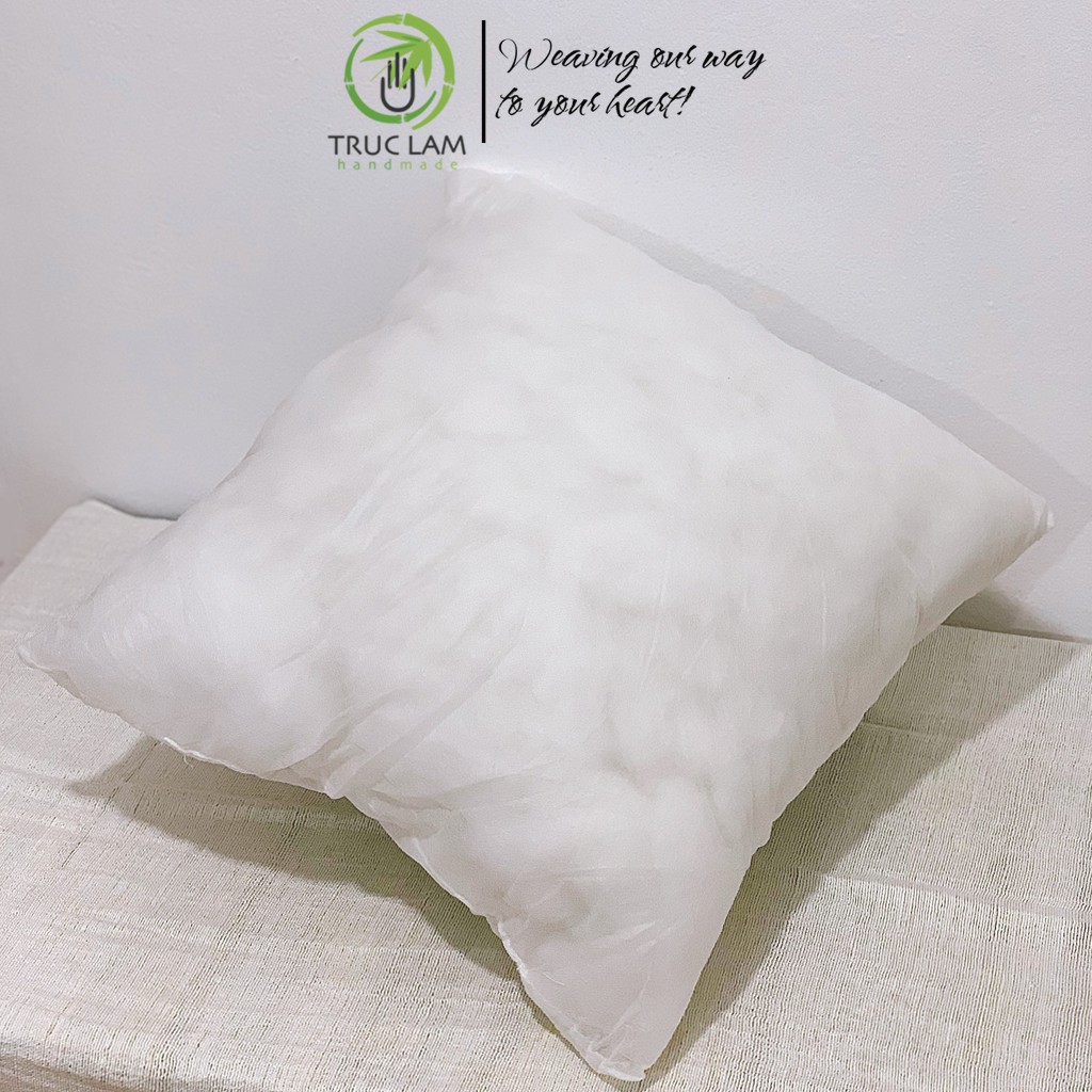 Ruột Gối Vuông (45 x 45) Dùng Cho Vỏ Gối Sofa, Gối Tựa Lưng Trúc Lâm Handmade
