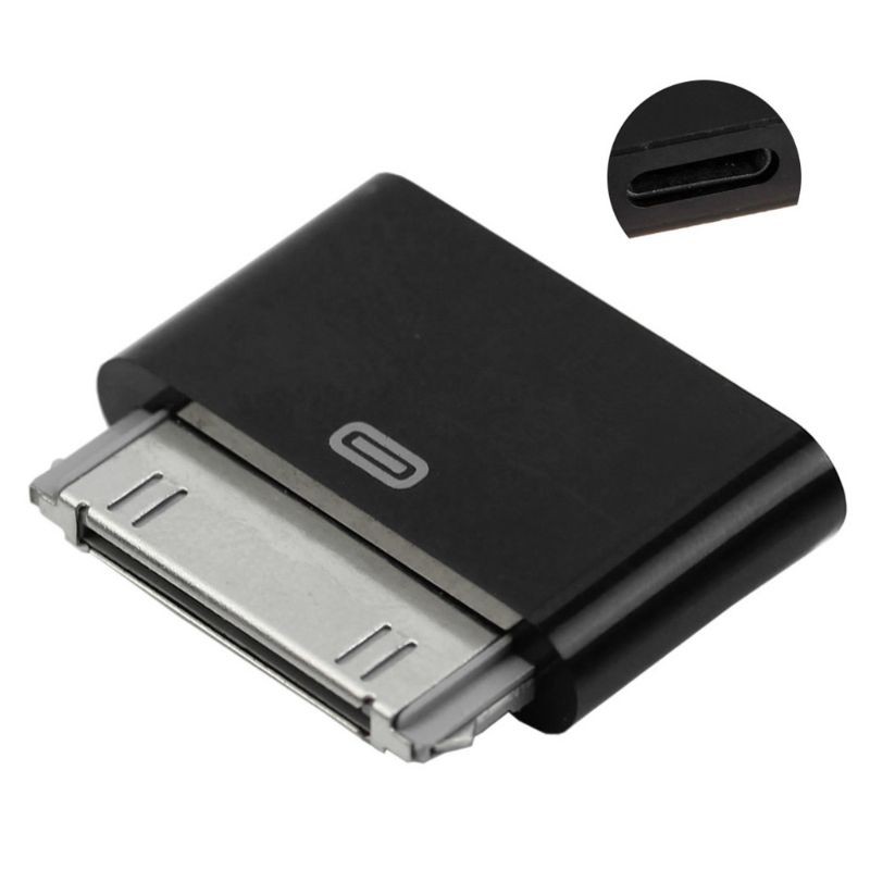Đầu chuyển đổi đầu cắm 8pin sang cổng cắm 30pin thích hợp cho Iphone 4/4s/Ipad 2/3/ Ipod Touch 4
