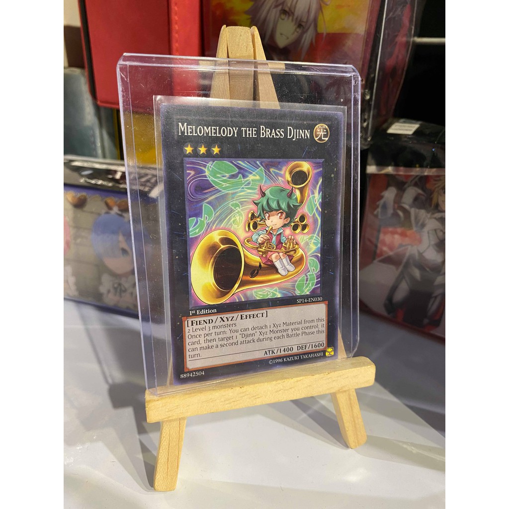 Lá bài thẻ bài Yugioh Melomelody The Brass Djinn – COMMON - Tặng bọc bài nhựa bảo quản