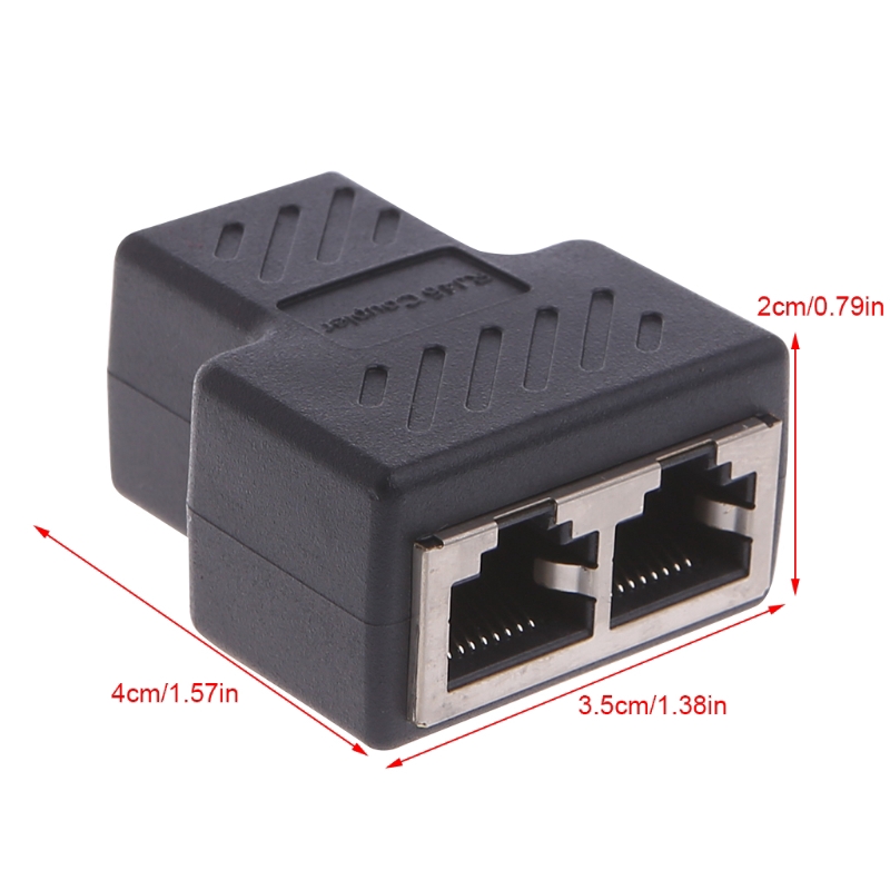 Bộ chia cổng mạng lan Ethernet Rj45 1 sang 2