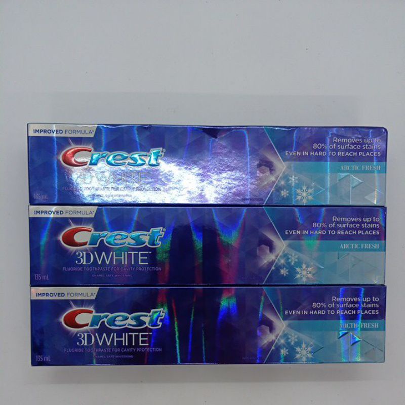 (date t7/22) Kem đánh răng Crest 3D white Artic Fresh