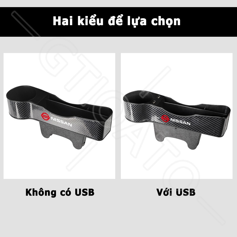 GTIOATO Khay Để Đồ Khe Ghế Ô Tô Khay ĐựNg Đồ Ô Tô Khay Đựng Đồ Đa Năng Cắm Khe Ghế Xe Sợi Carbon Khay Đựng Đồ Khe Ghế Ô Tô Đồ Đa Năng Cắm Khe Ghế Ô Tô Cho Nissan X Trail Almera Sunny GTR Navara Teana Note Terra JUKE Kicks Serena ALTIMA Leaf NV200