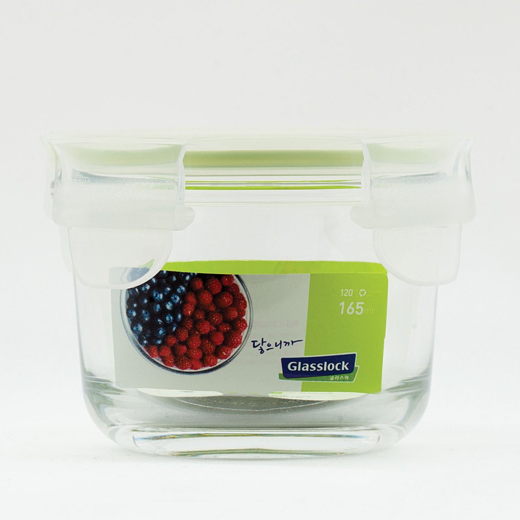 Hộp đựng thủy tinh GLASSLOCK tròn 165ml MCCB016