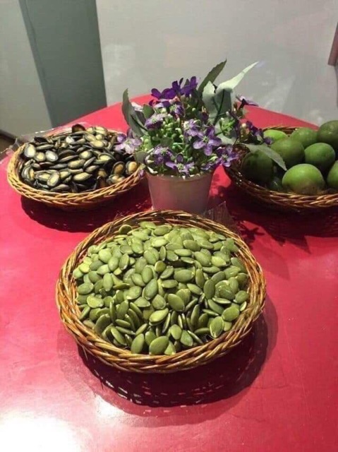 Nhân hạt bí xanh sấy chín nguyên vị 500g date mới nhất | BigBuy360 - bigbuy360.vn