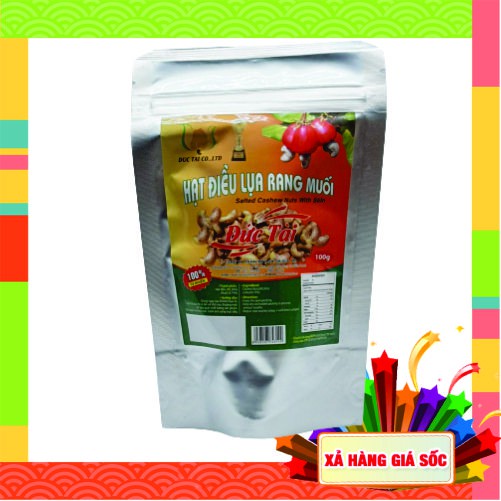 HẠT ĐIỀU RANG MUỐI TÚI NHỎ 100gr - HẠT ĐIỀU BÌNH PHƯỚC - ĂN NGON BÉO GIÒN, TỐT CHO SỨC KHỎE | BigBuy360 - bigbuy360.vn