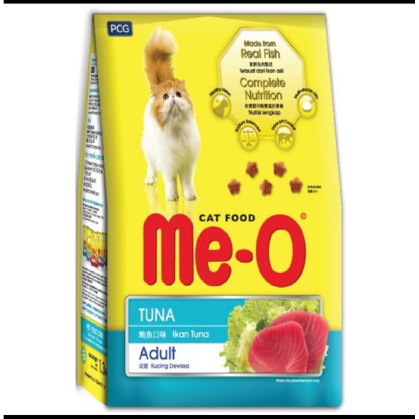 Thức ăn hạt khô cho mèo Me-O vị Cá Ngừ gói 350g