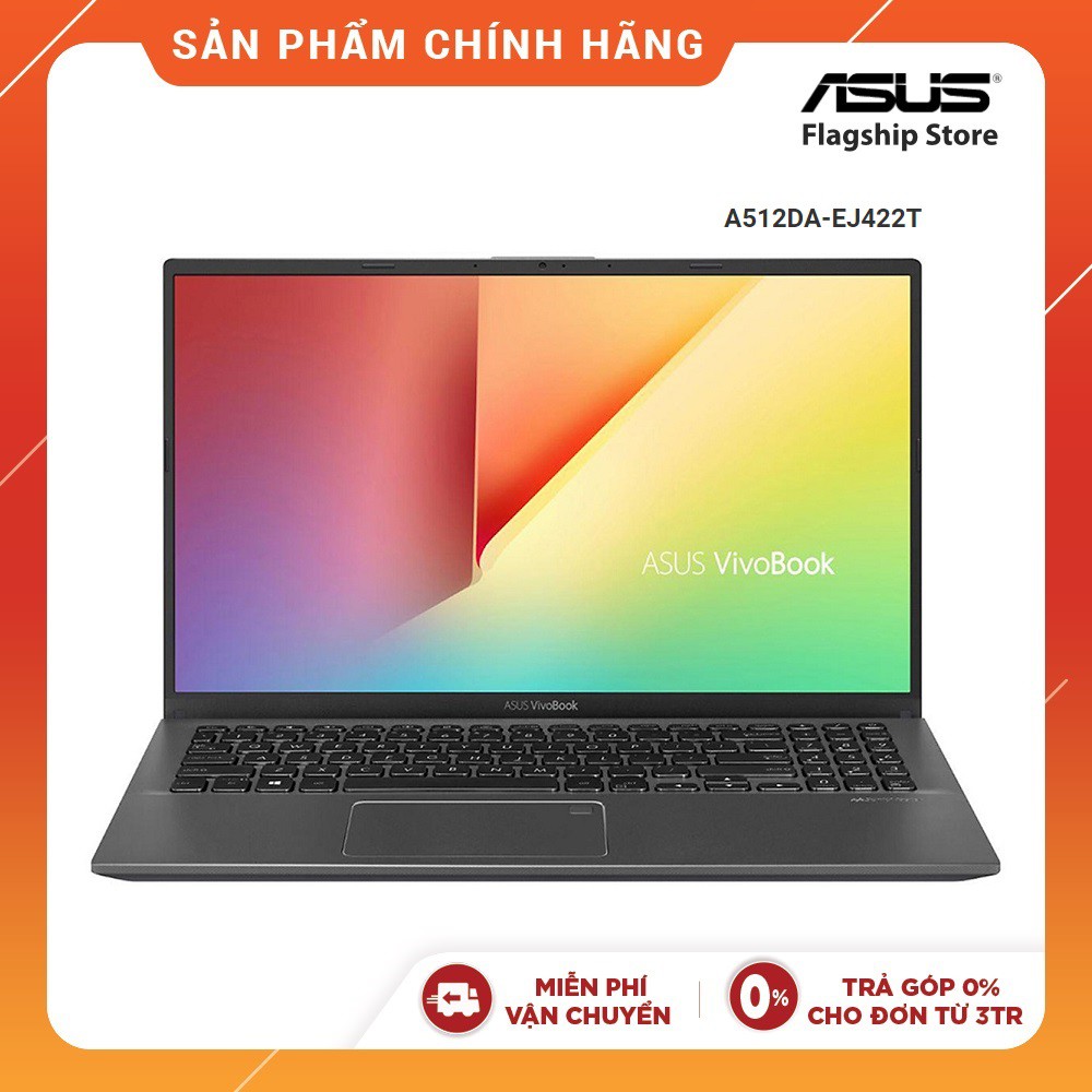 Laptop Asus Vivobook A512DA-EJ422T AMD R5-3500U, Win10 (15.6 FHD) - Hàng Chính Hãng