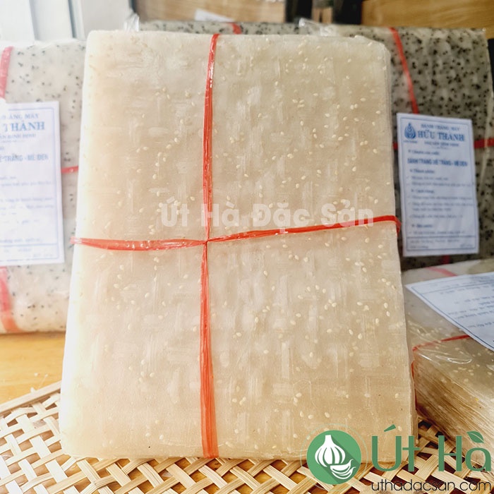 Bánh Tráng Cuốn Gạo Mè Hữu Thành Bình Định Sấp 1Kg Dẻo Ngon Không Dính - Út Hà Đặc Sản