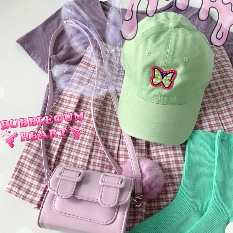 Mũ Lưỡi Trai Thêu Họa Tiết Hoạt Hình Phong Cách Hàn Quốc 19091