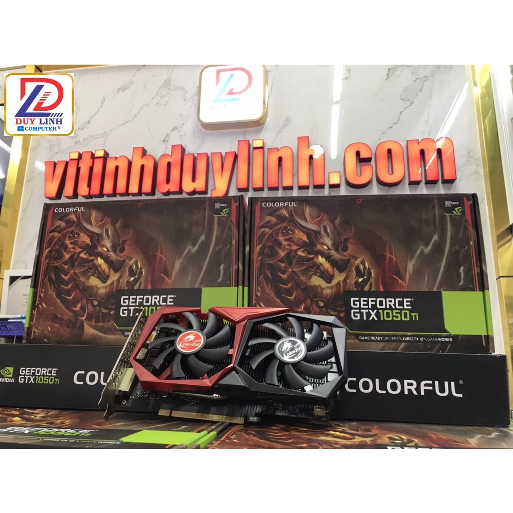 Vga GTX 1050ti 4G Colorful còn bảo hành đến 05/2022