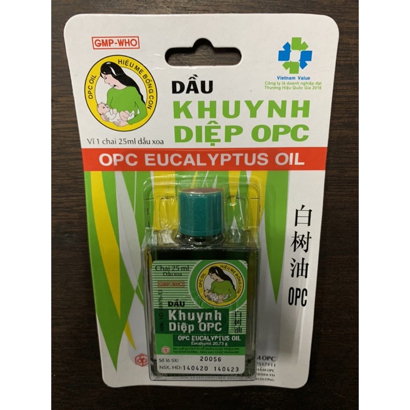 Dầu Khuynh Diệp OPC 25ml ĐTĐ