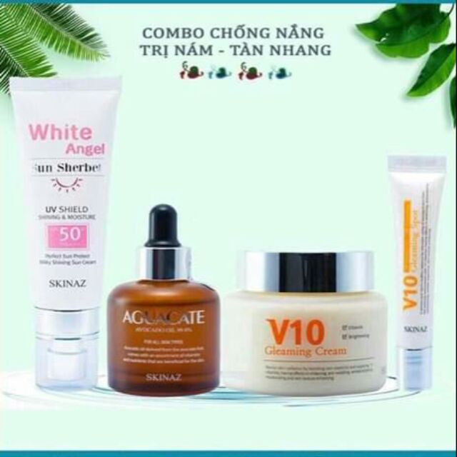 COMBO TRỊ NÁM, TÀN NHANG SKINAZ