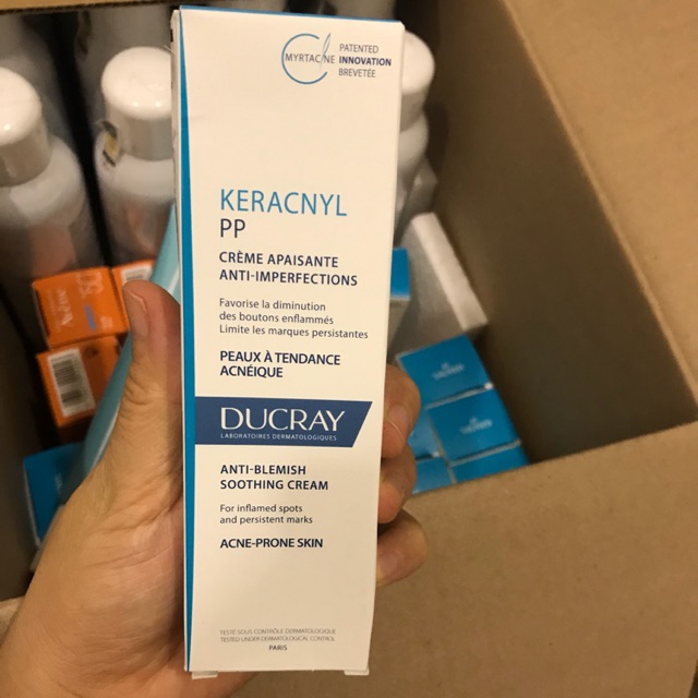 Keracnyl PP Ducray giảm mụn ngăn ngừa thâm mụn