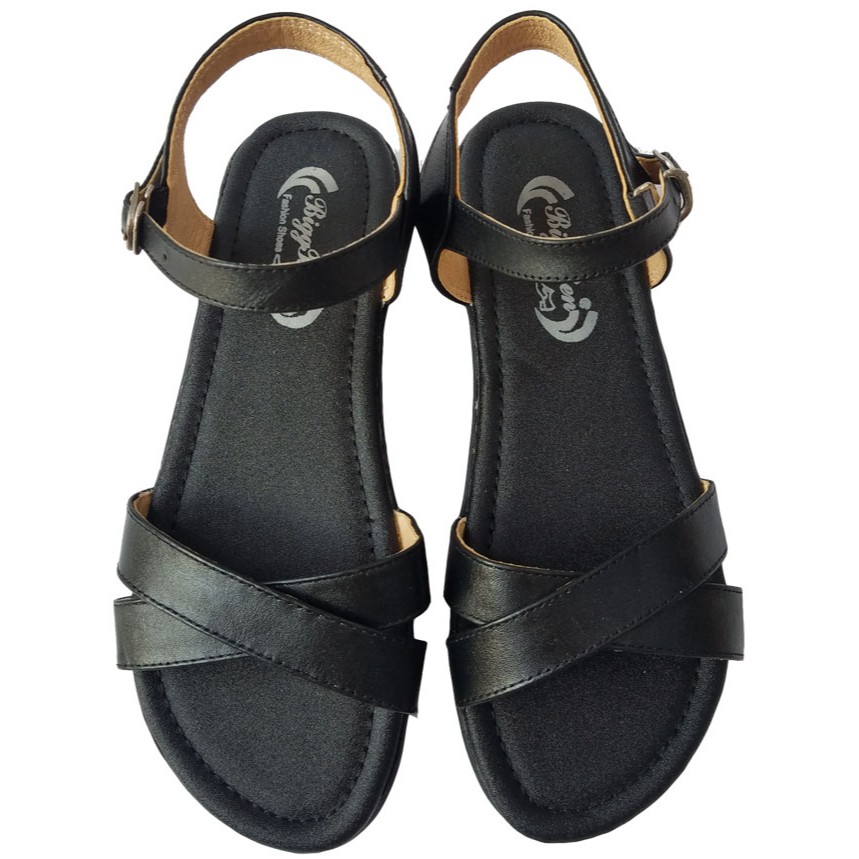 Giày sandal nữ da bò BIGGBEN HKD175