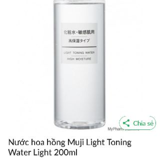 ⚡️𝑪𝒉𝒖𝒂̂̉𝒏 𝑪𝒉𝒊́𝒏𝒉 𝑯𝒂̃𝒏𝒈 ⚡️ Nước hoa hồng toner muji cân bằng da 200ml nhật | BigBuy360 - bigbuy360.vn