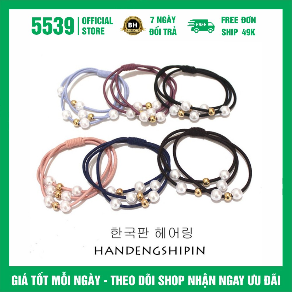 Dây cột tóc hàn quốc dễ thương nhiều màu thích hợp mọi lứa tuổi - Shop 5539