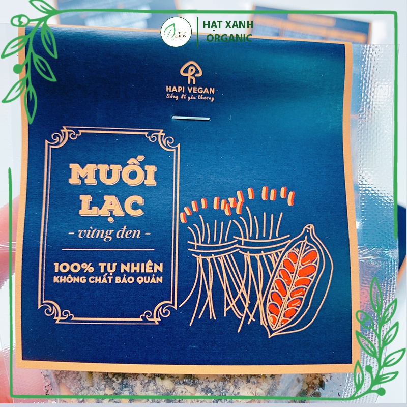 Muối Lạc Đậu Phồng Vừng Đen Kết Hợp Muối Hồng Himalaya 50g