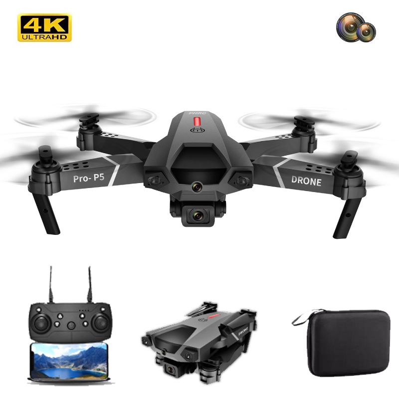 Flycam P5 Pro có 2 camera 4K - Máy bay điều khiển từ xa 4 cánh